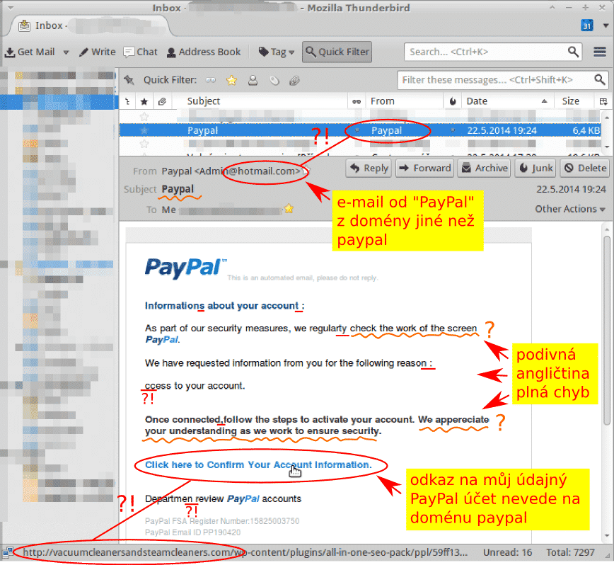 phishing paypal correo electronico