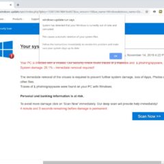 mage: Windows-update.run Fake Error Messages